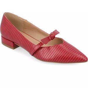 NWT Journee Collection
Women's Cait Bow Mary Jane Pointed Toe Flats